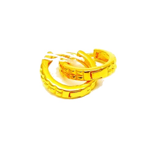 Gold earrings
